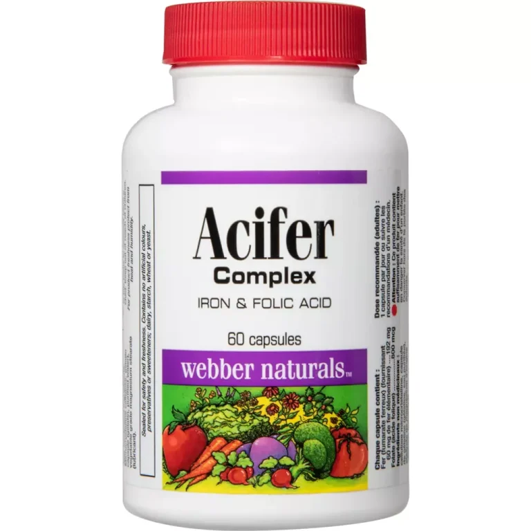 تصویر قرص اسیدفر وببر نچرالز ۶۰ عددی