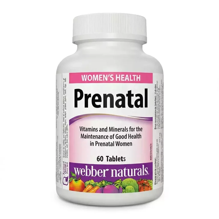 تصویر قرص مولتی ویتامین پریناتال وبر نچرالز 60 عدد